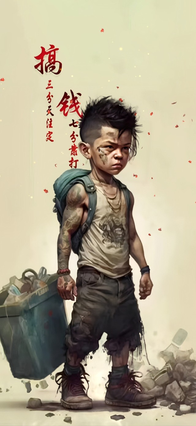 肌肉男孩 搞钱 打工人 4K