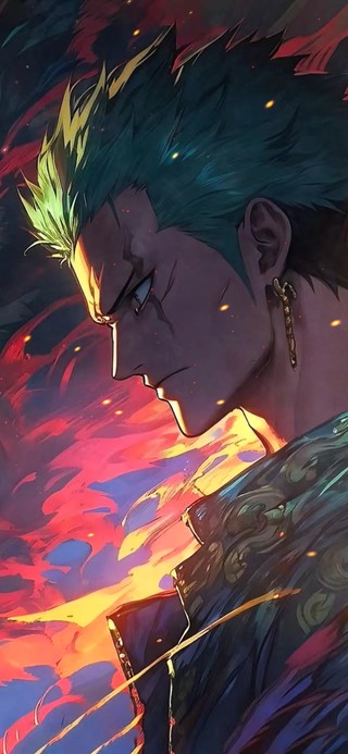 4K高清海贼王索隆与龙壁纸