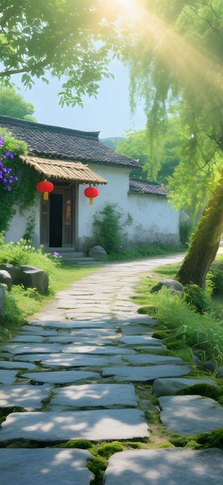 绿色乡村小路