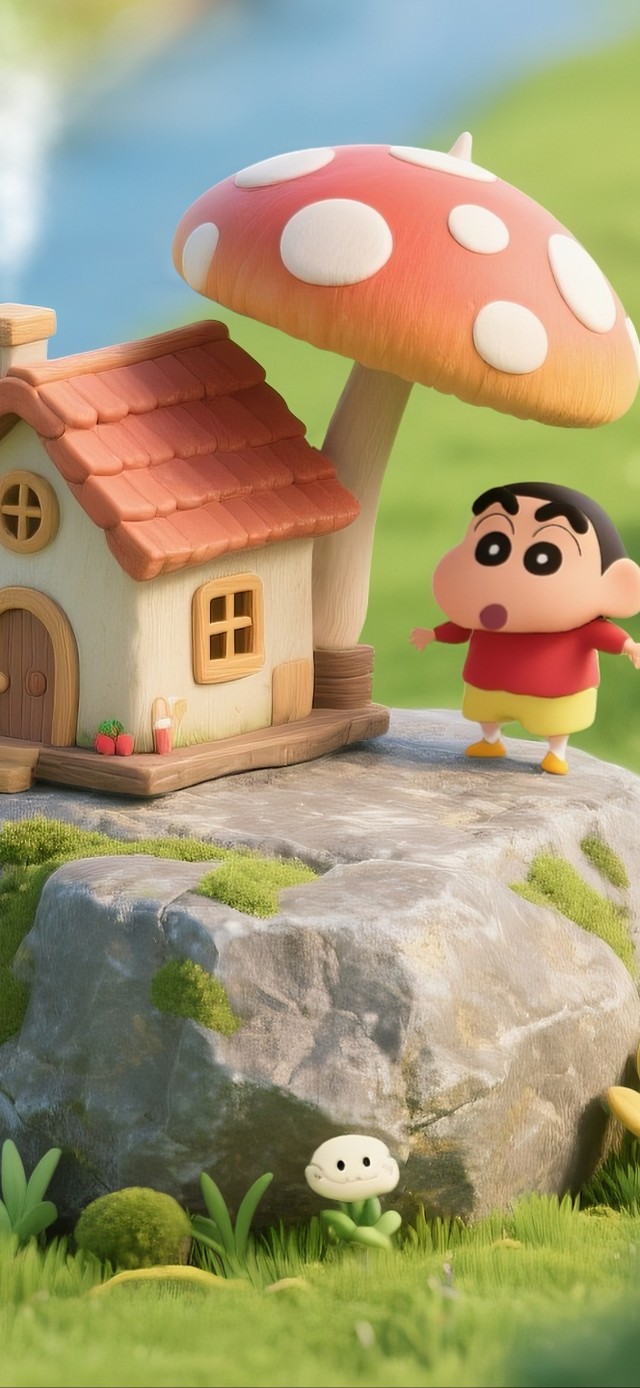 流水生财！小新的蘑菇秘境~