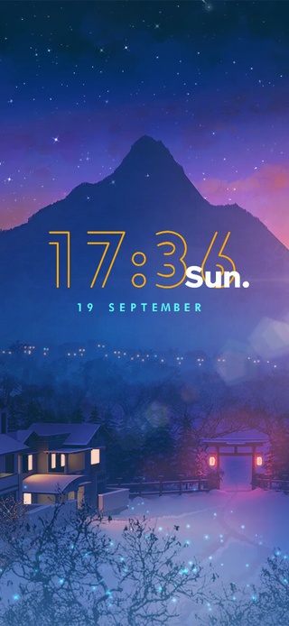 星空夜景