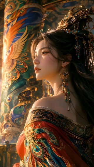 云端仙宫古风神女