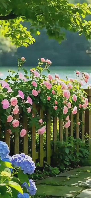 湖边花园