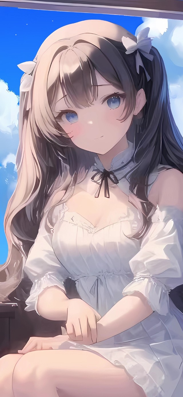 书房的美少女