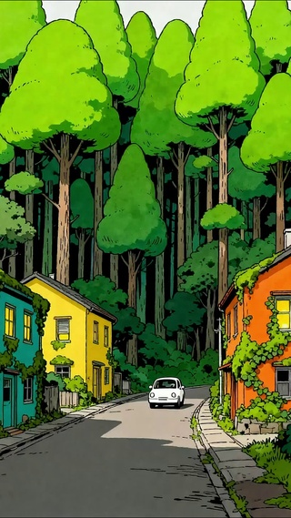 远处行驶来的车