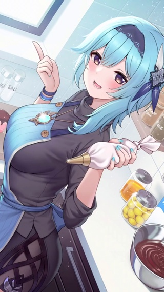 可爱性感御姐美女下厨