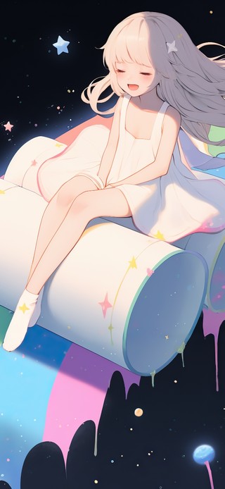 乘着彩虹遨游星际