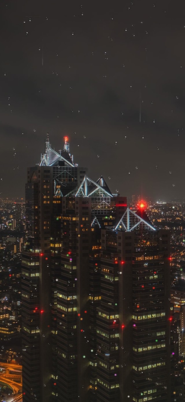 城市雨天