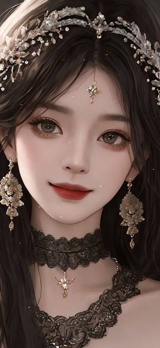 黑色翅膀美女