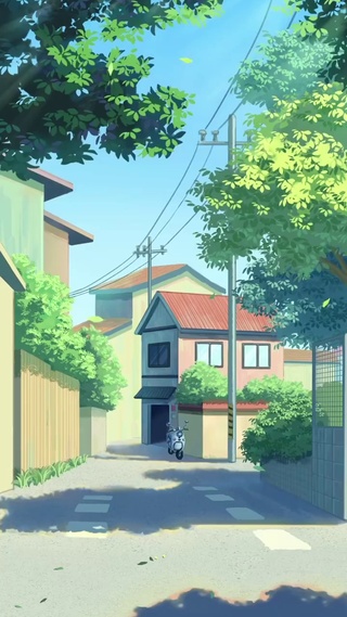 夏日时光 日式街道