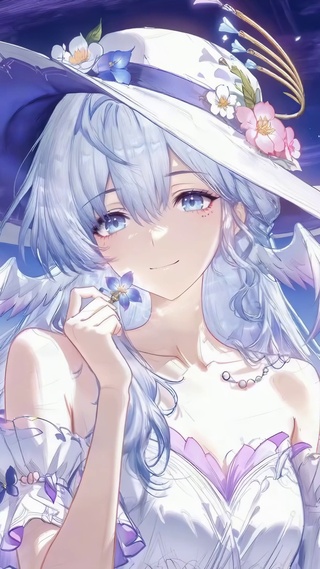 唯美晴夜知更鸟