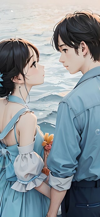 海边情侣