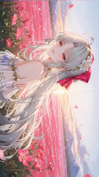 粉湖花海珂莱塔