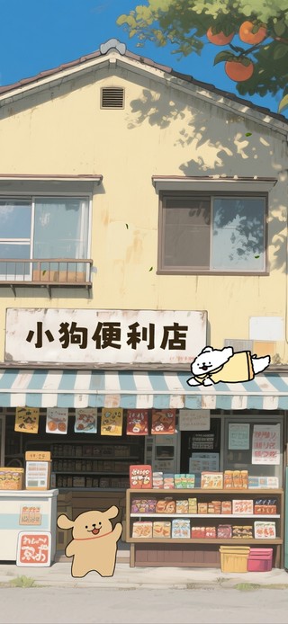线条小狗的乡下便利店