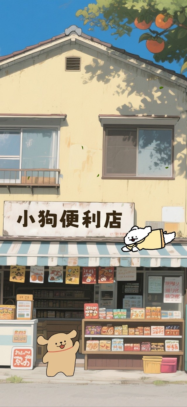 线条小狗的乡下便利店