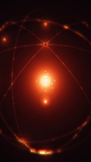 4k旋转粒子光球
