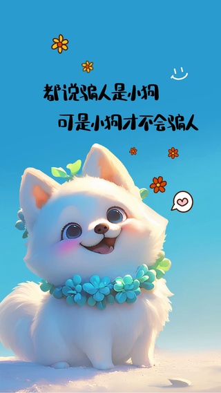 可爱小狗