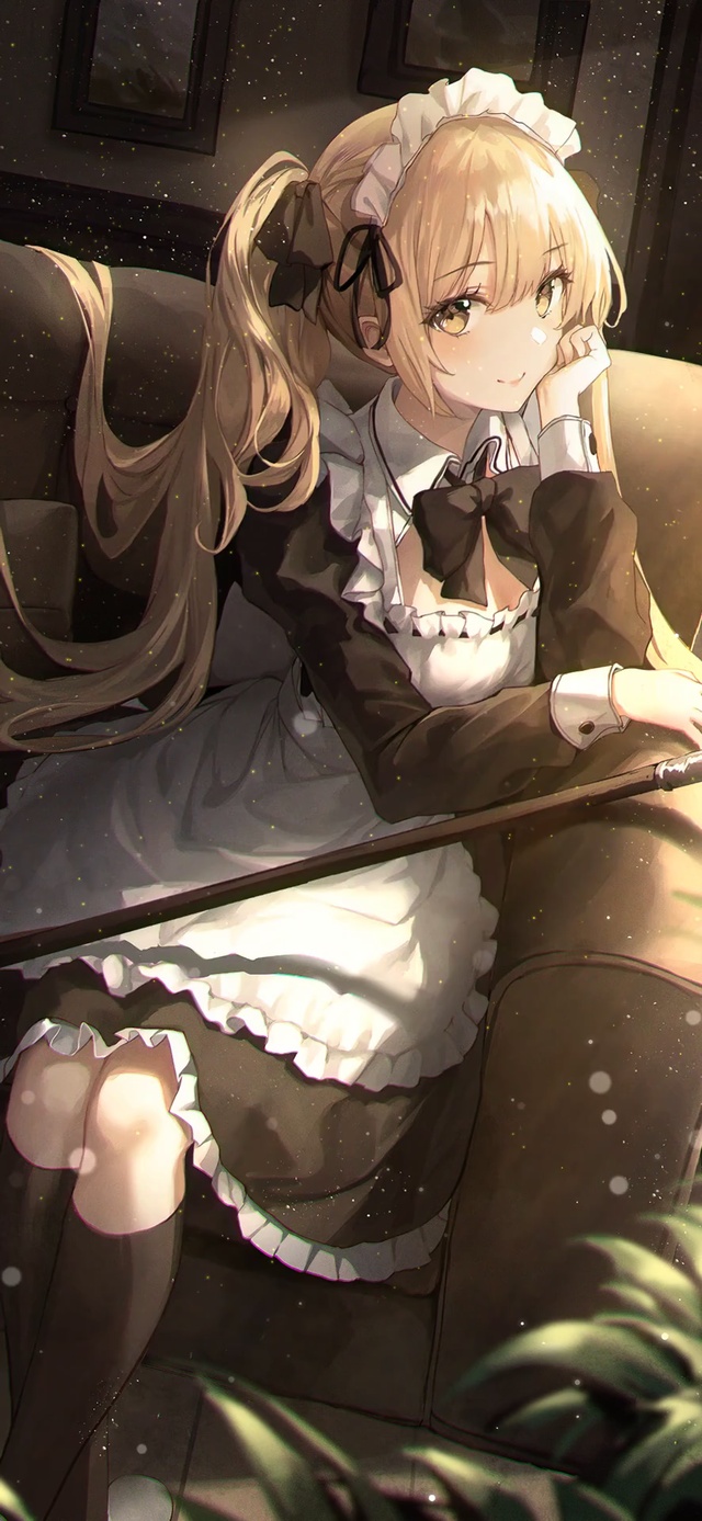 4K性感黑丝女仆少女