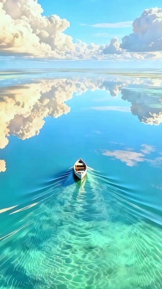 唯美天空之镜4K