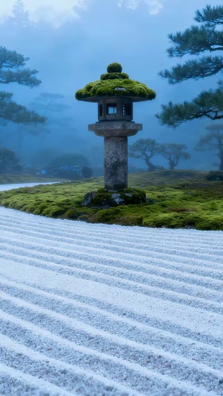 禅意雪庭