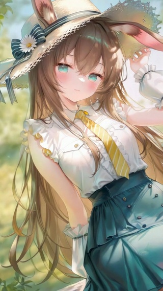 清新林间兔耳美少女阿米娅