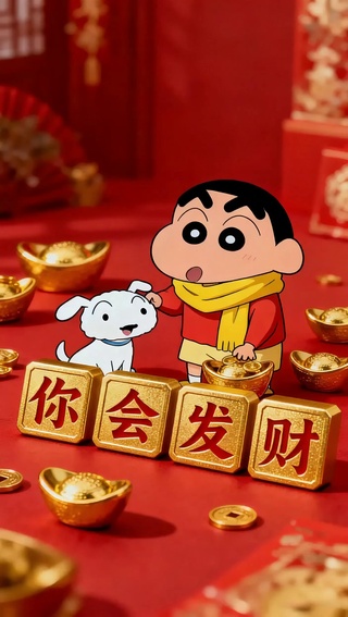 你会发财：蜡笔小新