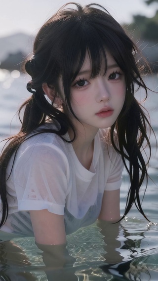 水中女孩