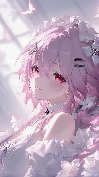 313长夜月纯白花海