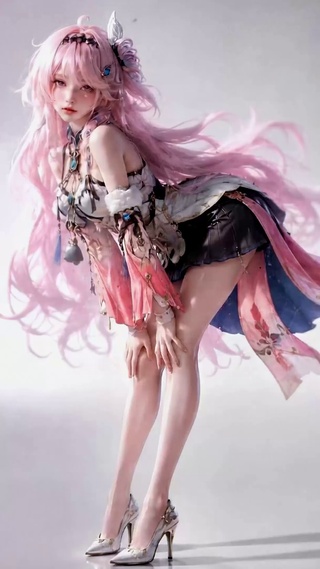 粉发幻梦少女