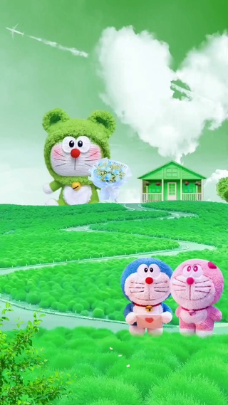 多啦A梦陪你一起成长