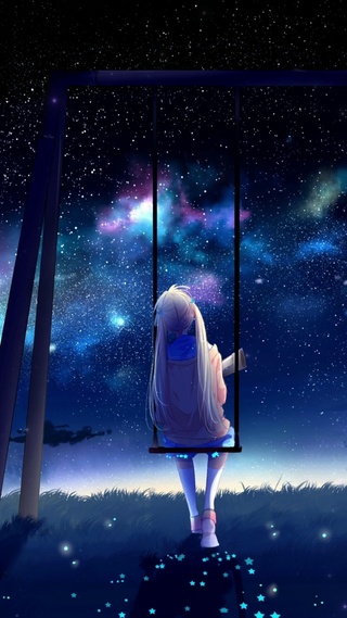 二次元｜星空秋千