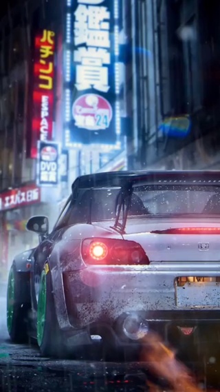 赛博朋克城市风光