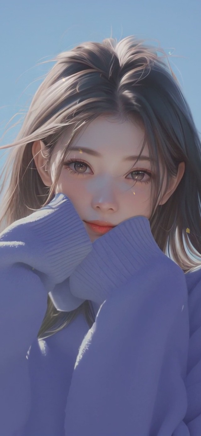 4K紫衣少女