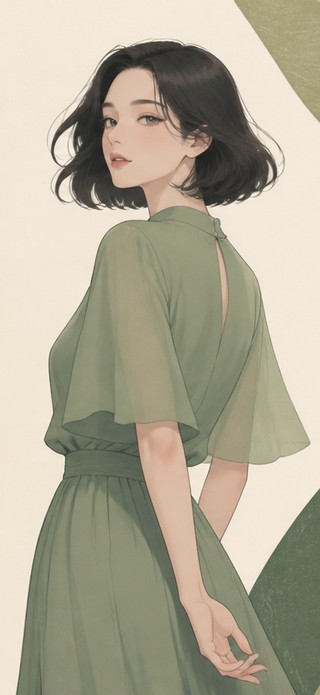 简约美女