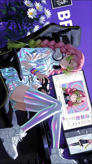 炫彩电玩少女甘露寺蜜璃