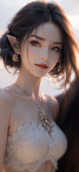 唯美骑马精灵少女