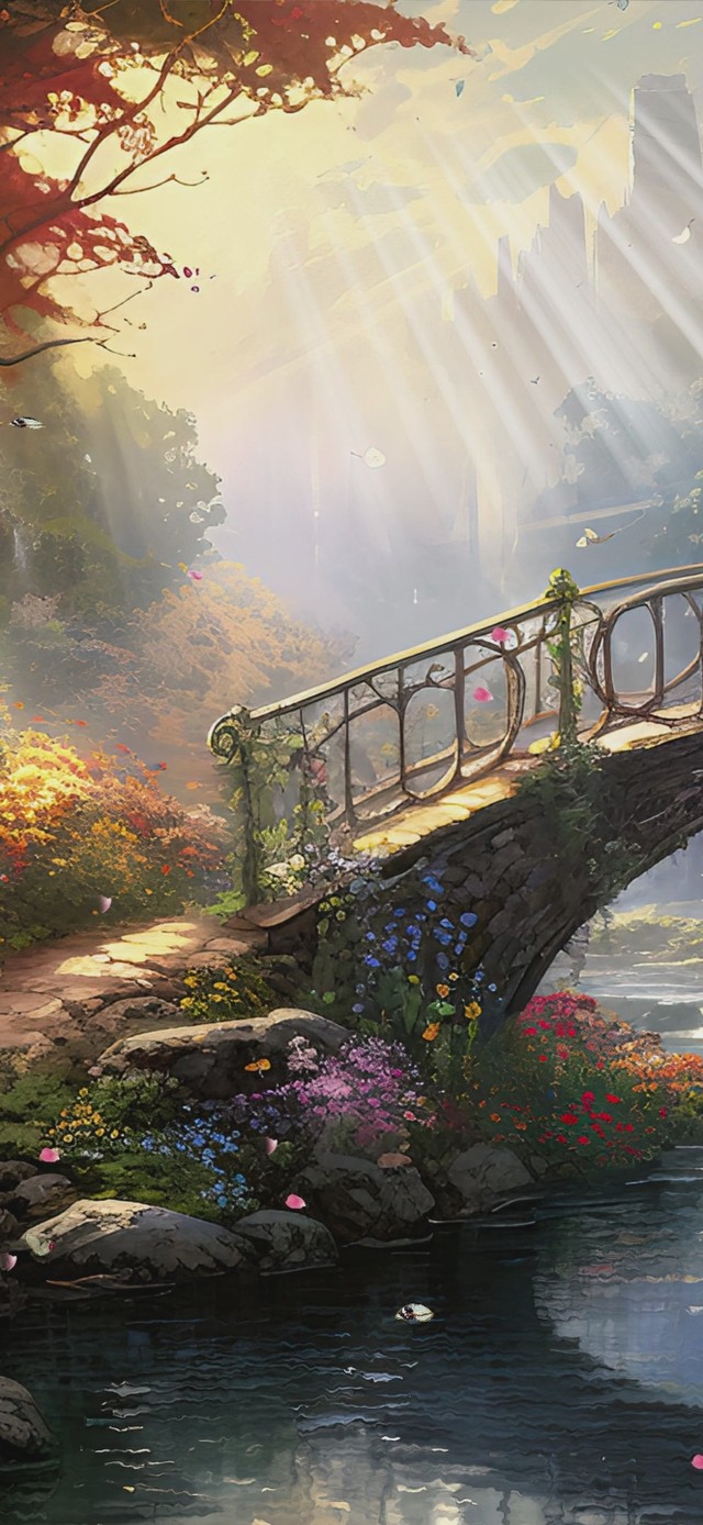 唯美森林风景