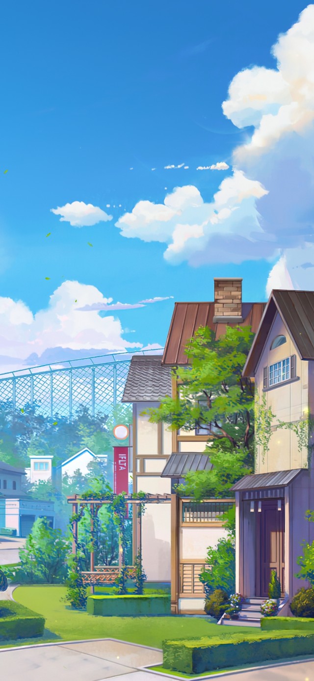 4K唯美治愈日系动漫街道