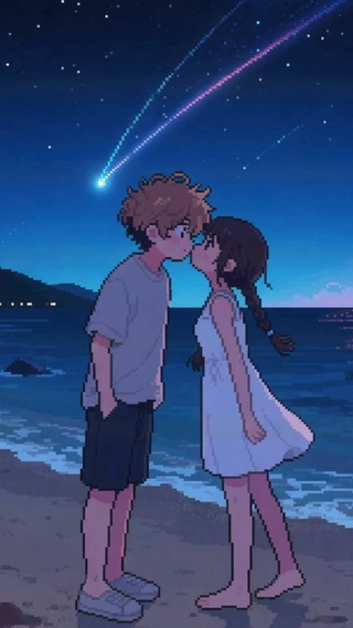 海边月夜
