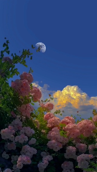 花海月光