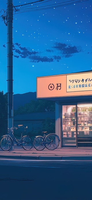 夜晚便利店