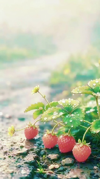 雨中莓