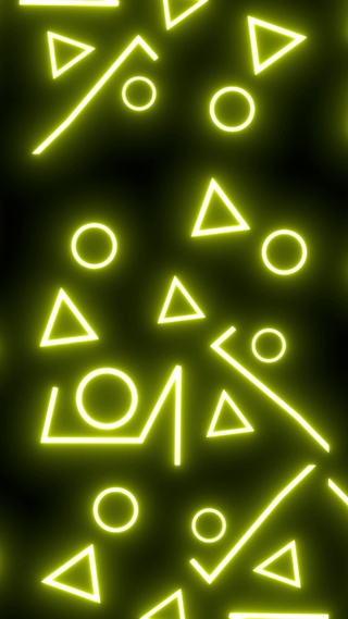 科技简约-多边形方块-黄色