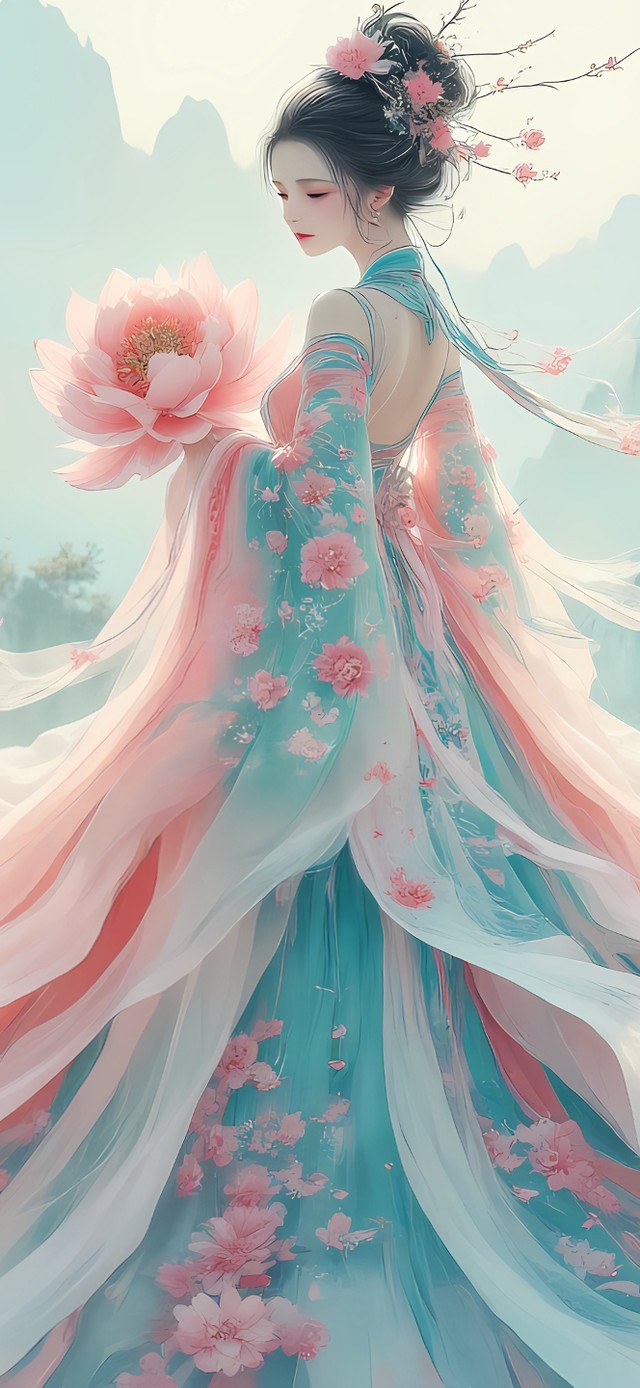 牡丹花女孩
