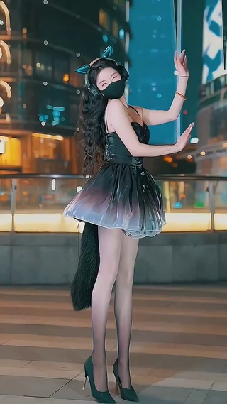 性感黑丝长腿少女