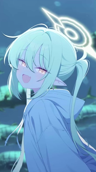 和小望在水族馆