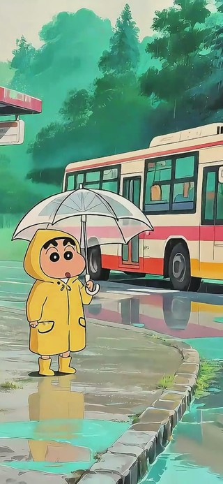 治愈乡野的雨天