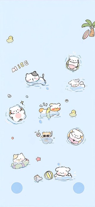 快乐玩水小狗～