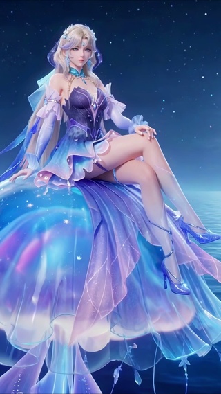 梦幻荧光水母王昭君