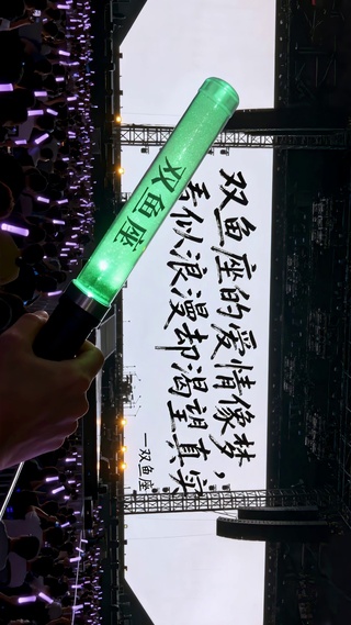双鱼座爱情文案演唱会现场应援